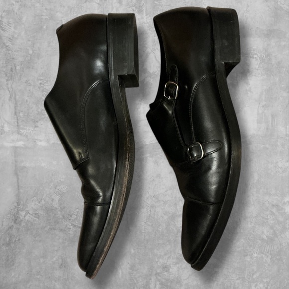 ?Cole Haan Black Monk Strap Loafers main image 6